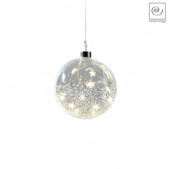 Новогодний декор Елочный Led-шарик, d12 см